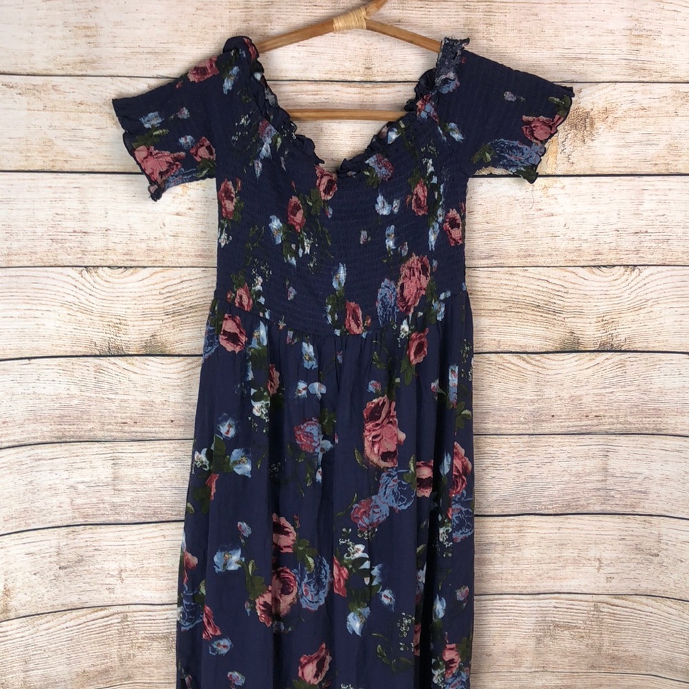 Floral off the shoulder dress